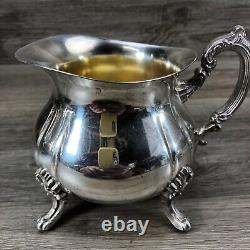 Towle 4 Piece Heavy Silver Plated Tea Service Set