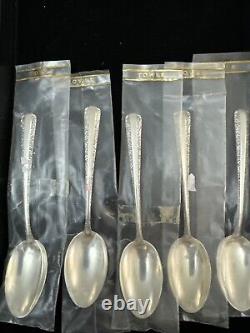 Towle Candlelight Sterling Silver Tea Spoons Set Of (5) In Original Packaging 6