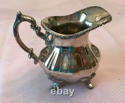 Towle Grand Duchess Set Coffee Pot, Tea Pot, Creamer, Sugar Bowl Silverplate