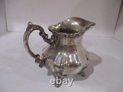 Towle Grand Duchess Set Coffee & Tea Pot, Creamer, Sugar Bowl, Tray Silverplate