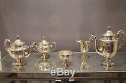Towle Loui xiv 5 Pce Sterling Silver Tea Set. Very Heavy. The Perfect Gift