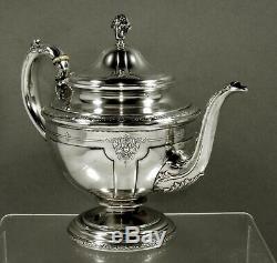 Towle Silversmiths Sterling Tea Set c1940 Louis XIV