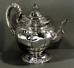 Towle Sterling Silver Tea Set (4) ROYAL WINDSOR WEIGHS 79 OZ