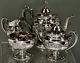 Towle Sterling Tea Set C1950 Old Master Hand Decorated 61 Ounces