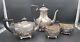 Vtg Sheffield Cameo Silverplate Coffee/teapot Set England Monogram A