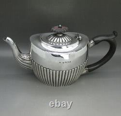 Victorian Lovely Solid Sterling Silver Bachelors 3ps Tea Set N&h Birmingham 1888