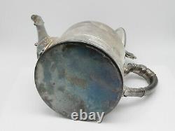 Victorian PAIRPOINT Silver Plate 3 Pc Tea Set Teapot Creamer Sugar Bowl