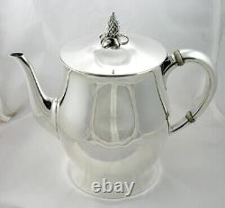 Vintage 1950s Tuttle Colonial Revival Sterling Silver Tea/Coffee Set