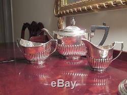 Vintage 3 Piece Sterling Silver Tea Set Absolutely Elegant