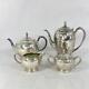 Vintage 4 Piece Oneida Maybrook Silver Plate Coffee And Tea Set