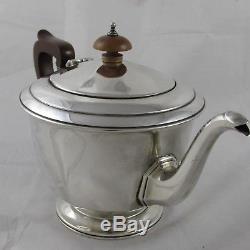 Vintage Art Deco Solid Silver Tea Set Chester 1933 Barraclough Sons 510 G