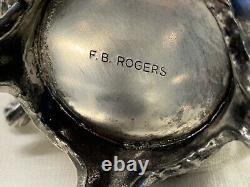 Vintage FB Rogers Silver Co Coffee & Tea 5 Piece set With Footed Tray 1982