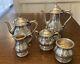 Vintage Five Piece Silverplated Tea Serving Set Gorham Kenwood Coffee Pot