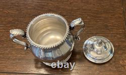 Vintage Five Piece Silverplated Tea Serving Set Gorham Kenwood Coffee Pot