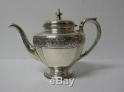 Vintage Gorham ATHENIC Sterling Silver 4-Piece Coffee / Tea Set, 1810 grams