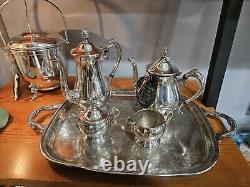 Vintage Gorham/alvin Silverplate Coffee/tea Service 6 Pcs Set