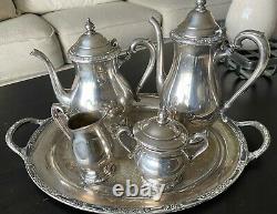 Vintage International Silver Company Tea Set