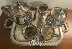 Vintage Lehman Brothers New York Birmingham Silver on Copper Tea /Coffee Set cup