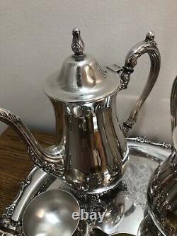 Vintage ONEIDA Silver Plated 5 Piece Coffee/Tea Service Set
