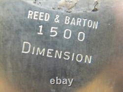 Vintage Reed & Barton Dimension 3 piece silverplate tea set