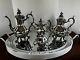 Vintage Reed & Barton Winthrop 1795 Silver Plated Tea And Coffee Set Of 4 Read