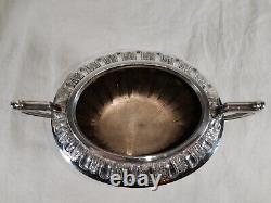 Vintage Retro Walker & Hall Silver Plate Tea Set Pot Milk & Sugar 1891-1900 VGC