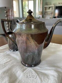 Vintage Rogers silver plate Tea Set 1881-5016