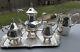 Vintage Sheridan Silver Co. 5pcs Silver Plated Tea Set Footed