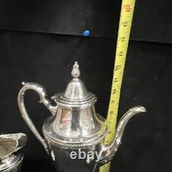 Vintage Silver Plated Castleton 3 Piece Tea Set