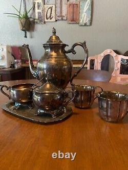 Vintage Silver Plated Tea set