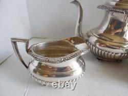 Vintage Silverplate Tea Pot Coffee 3 Piece Set Reed & Barton 5100