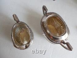 Vintage Silverplate Tea Pot Coffee 3 Piece Set Reed & Barton 5100