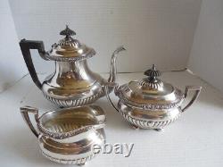 Vintage Silverplate Tea Pot Coffee 3 Piece Set Reed & Barton 5100