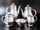 Vintage Silverplate Tea Set Coffee Service Apple By Wilcox Is