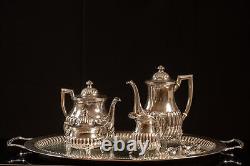 Vintage Sterling Silver Tea Service Set