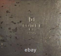 Vintage Towle Silverplate 6 Pc Coffee Tea Set El Grandee Hollowware with Tray