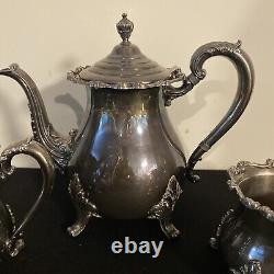Vintage W & S Blackinton Silverplate Coffee Tea Service A Set of Three Pieces