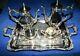 Vintage Wm Rogers 800 Silver Plated 5 Piece Tea & Coffee Set With Large Tray