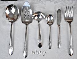 Vintage WM Rogers Silverplate 82 Piece Beloved Pattern Silverware Lot Set