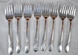 Vintage WM Rogers Silverplate 82 Piece Beloved Pattern Silverware Lot Set