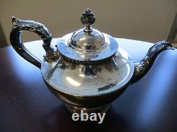 Vintage Wallace & Poole EPNS Silver Plated 5 Pc Tea Set