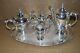 Vintage! Wallace Silver Plated 5 Pc. Tea/coffee Set With Tray Silverplate Read