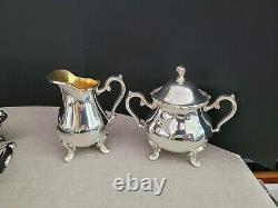 Vintage Webster Wilcox International Silver Co. 5-pc Tea Set