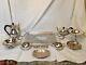 Wm Rogers 1847 Tea Set Lot Antique Silver