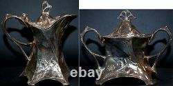 WMF Art Nouveau Tea Set, Silver Plate C1895 #5981