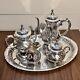 Wmf Germany Silverplate Tea/coffee Set 5 Piece Collection Elegant Antique Rare