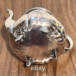 WMF Germany Silverplate Tea/Coffee Set 5 Piece Collection Elegant Antique Rare