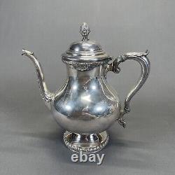 Wallace 5 Piece Silver Plated Tea Set with Waste Silverplate Holloware M608