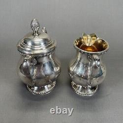 Wallace 5 Piece Silver Plated Tea Set with Waste Silverplate Holloware M608
