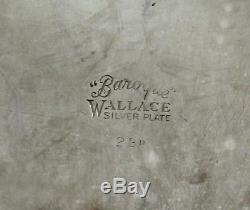 Wallace Silver Tea Set Tray c1945 GRAND BAROQUE 28